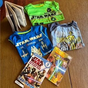 Star Wars Shirts & Books Bundle